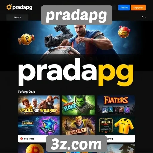 Comparativo entre pradapg e outros sites de jogos