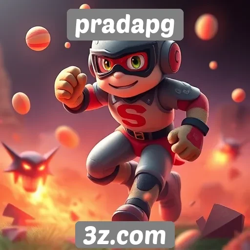 Recursos gráficos inovadores presentes no site pradapg